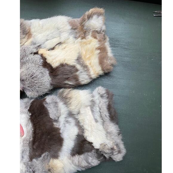 1970s Patchwork Rabbit Fur Jacket - Picture 7 of 8